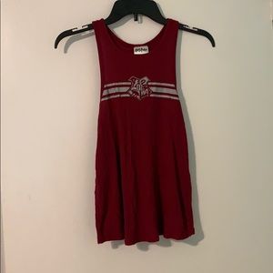 maroon harry potter tank